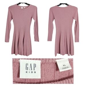 GAP Kids Mauve Ribbed Dress